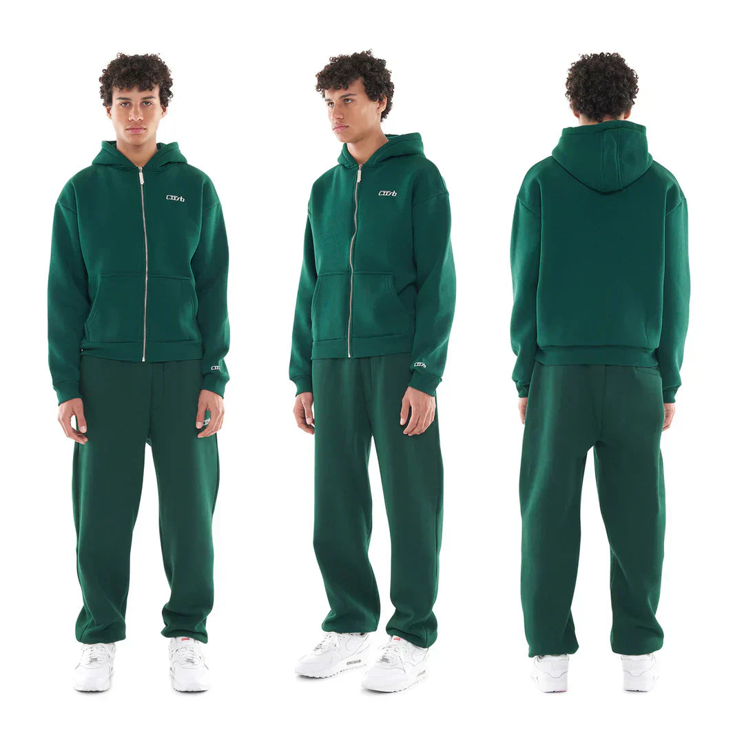 ZIP-UP DARK GREEN