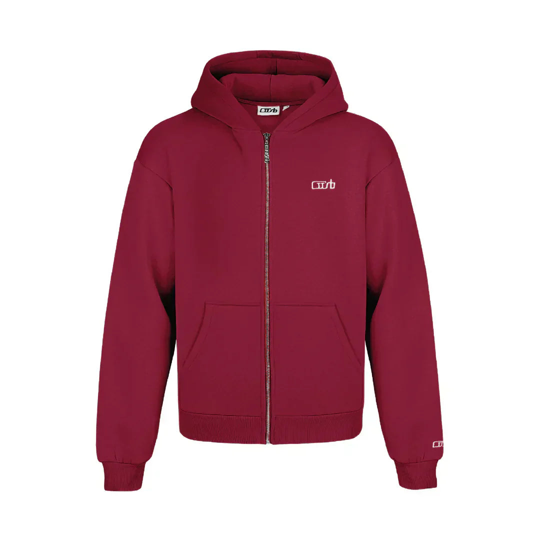 ZIP-UP RICH RED